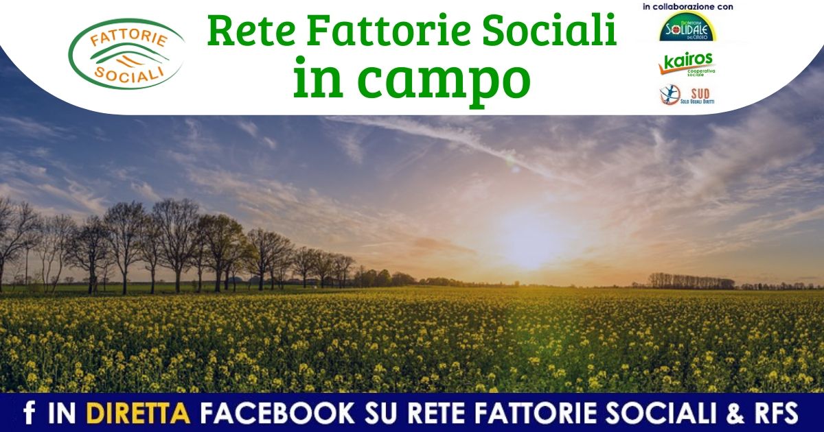 Al momento stai visualizzando LIVE Facebook 🔴 Rete Fattorie Sociali in Campo