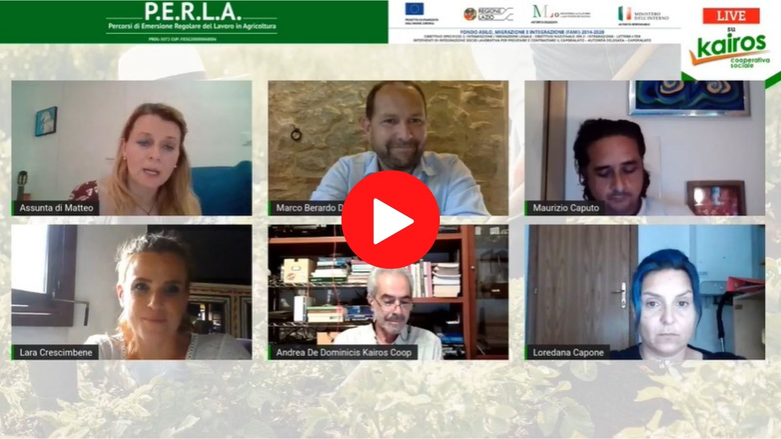 Al momento stai visualizzando PERLA | Webinar sui servizi per l’inclusione per affrontare il caporalato